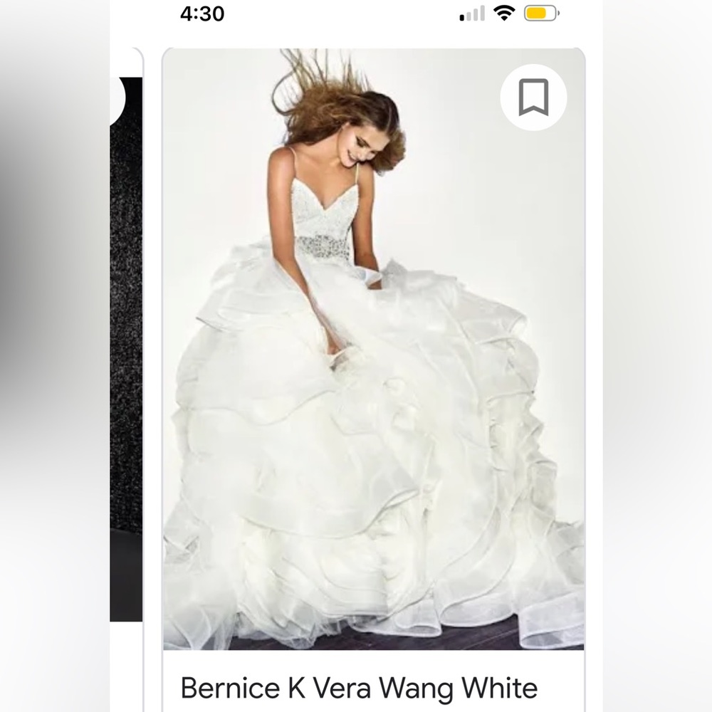 Vera Wang ball gown wedding dress. Worn one hour one day. Size 0.